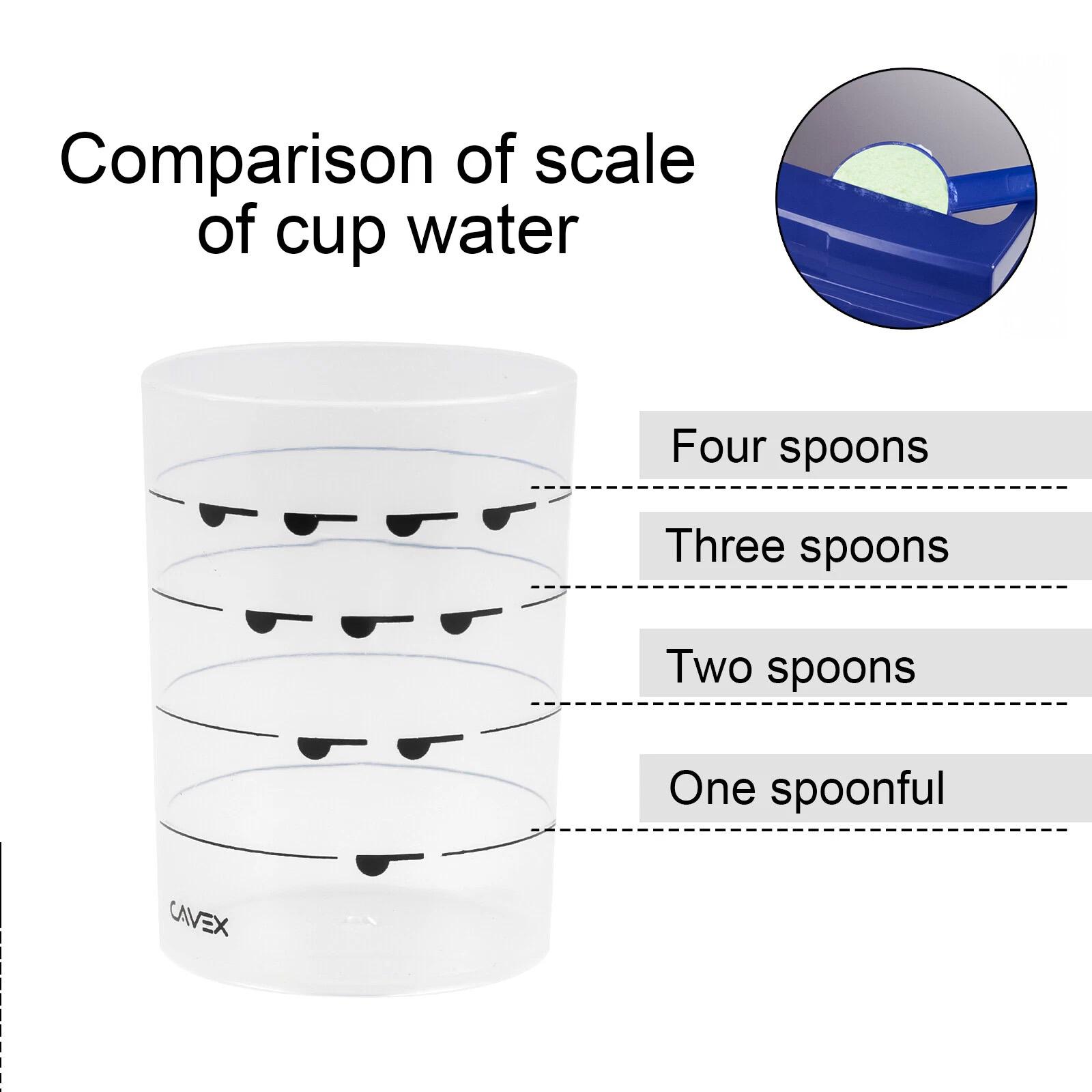 Impression Materials Moisture Proof Box / Storage Box with Measuring Cup